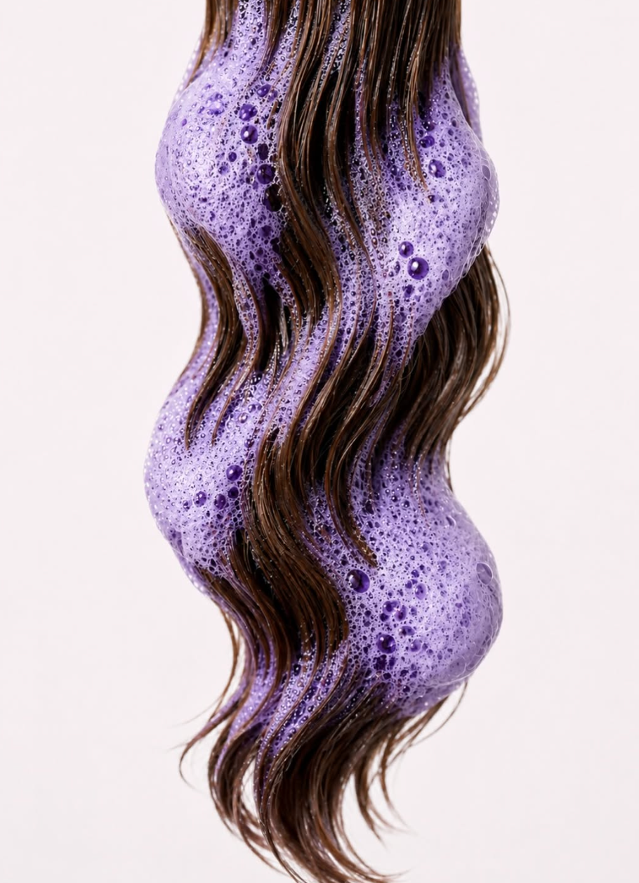 Shampoo Matizador Violeta Ultra Rápido Ivy Color (450 ml) – Rubio Perfecto en 30 Segundos
